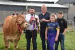 Des Joyce - Paul Higgings and family representig Castlerea Livestock Mart.JPG
